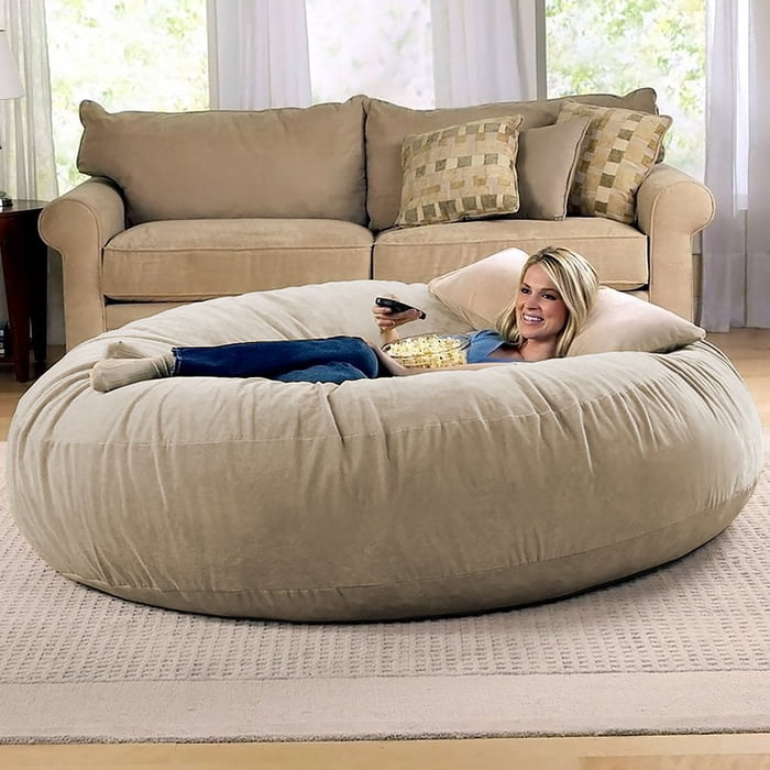 全世界最舒服的懶人沙發 超巨大「豆袋沙發」讓你窩著爽躺一整天 - PEEKME